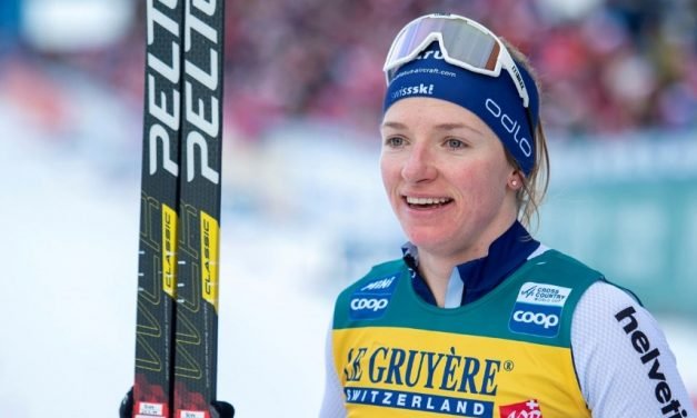 Nadine Fähndrich gagne  en force à Davos